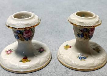 Rosenthal Sanssouci Świeczniki białe Para świeczników 2szt.