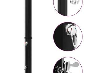 vidaXL Ogrodowy prysznic solarny z końcówką prysznicową i krane(SKU:92942)