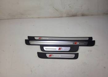LISTWA LISTWY PROGOWE S-LINE AUDI A4 B8 ORYGINAŁ KOMPLET