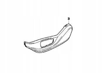 OSLONA FOTELA PRZOD PRAWY BMW X5 E70 NOWA ORYGINAL