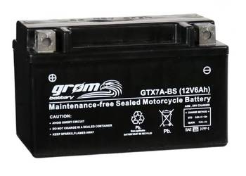 Akumulator GTX7A-BS/YTX7A-BS 12V 6Ah 120A L+
