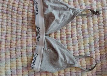 (M/L) Calvin Klein/ Szary biustonosz sportowy, stanik