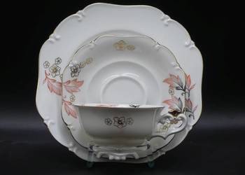 Urokliwe trio Tułowice Tillowitz na nóżkach, 1928 - 45, UNIKAT!!!