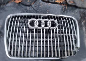 Audi A6 C6 4F Allroad Grill Atrapa Znaczek Logo Chrom Paski Podkładka Ramka