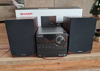 mini wieża SHARP XL-B512 brązowa użyta kilka razy stan jak nowa