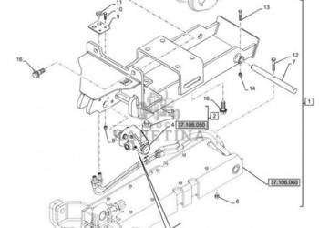 New Holland T6090 T6070 Zaczep 51627702