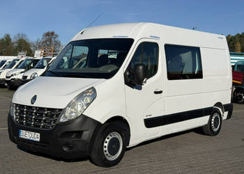 Renault Master 2.3 dCI/125KM L2H2 7-Osób Brygadowy Doka Dubel Mały przebie…
