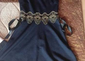 NOWA Granatowa sukienka damska