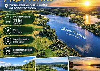 działka nad jeziorem