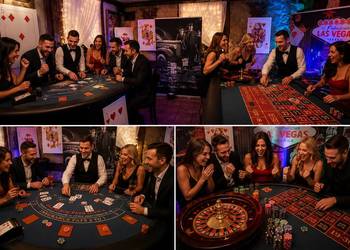 Mobilne Kasyno wynajem Casino Event Night Krupier na imprezę integracyjną