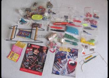 KROSNO do tkania bransoletek z koralików + KORALIKI i inne