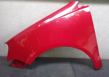 VW Polo IV 9N LIFT FL 9N3 błotnik przedni lewy czerwony LP3G