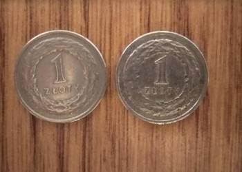 Monety 1zł z roku 1992 i 1994