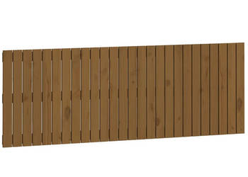 Wezgłowie łóżka miodowy brąz 166x3x60 cm lite drewno sosnowe WM-824861