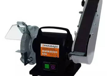 SZLIFIERKA STOŁOWA Z TAŚMĄ A067140 PANSAM 200W, 150X20MM, DO PRACY NA SUCHO