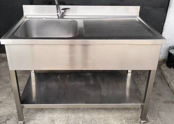 Zlew 1-komorowy gastronomiczny 120x70x85