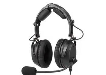 Słuchawaki dla Pilota Black Dual Plug Aviation do A30 A20 ANR