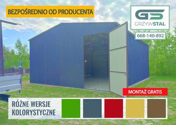 F141 Garaż blaszany Garaże Blaszane -Magazyn Wiata-Hala Stalowa – GRZYWSTAL