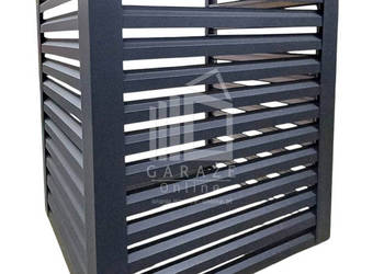 Osłona klimatyzatora – pompy ciepła 100x60x160 cm antracyt ID1146