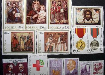 Znaczki polskie rok 1989 - IV kwartał