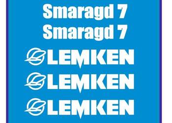 Naklejki agregat Lemken Smaragd 7 nalepki