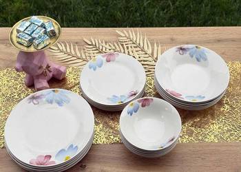 189 zł Serwis obiadowy 24 elementy stokrotki