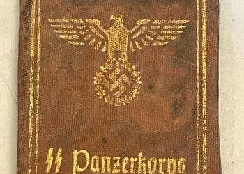 Legitymacja oficera Korpusu pancernego III Rzeszy Legitymacja oficera Korpusu pancernego III Rzeszy