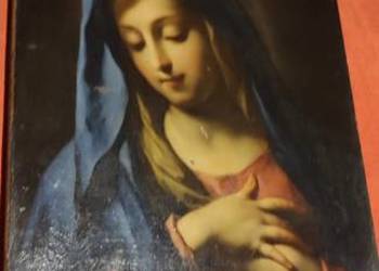 Obraz olejny Matki Bożej Maryi 18-19 wiek