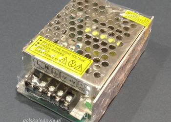 Zasilacz LED do żar. diodowych SMD transformator 12V 25W DC