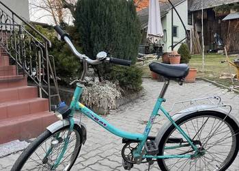 Rower klasyk Romet agat składak PRL stan bardzo dobry