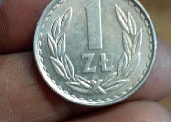 Sprzedam monete 1 zl 1985 r nierowny rant