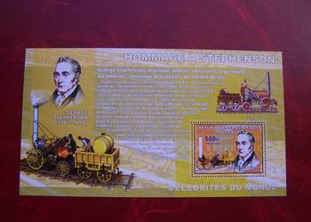 Kongo 2006 MNH Transport Kolej Stare Parowozy G Stephenson