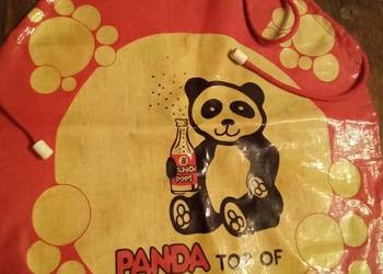 Panda top of the pops fartuch wyprodukowany w Anglii. Vintage. Bawełna 45%