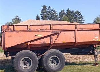 Przyczepa skorupa wywrotka tandem 12 ton zarejestrowana, inne 7-12 ton