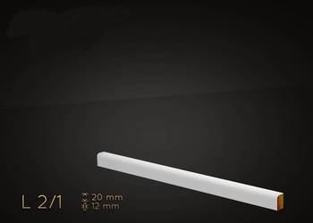 PRESTIGE DECOR Ćwierćwałek HDF 20x12mm