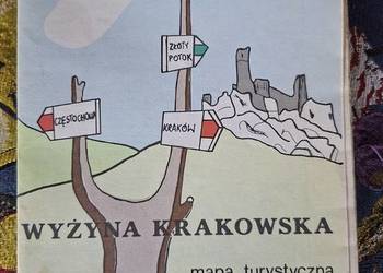 Wyżyna Krakowska mapa turystyczna 1:125 000