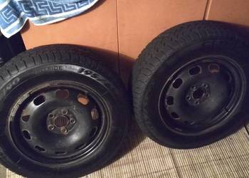 Komplet kół z oponami zimowymi 195/65/15 5x100 (vw, seat) Komplet kół z oponami zimowymi 195/65/15 5x100 (vw, seat)