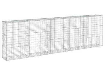 Kosz gabionowy z pokrywą 500x50x150 cm galwanizowane żelazo WM-3295158