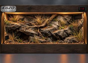 Terrarium od Egzo Systems dla żółwia greckiego agamy brodatej
