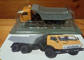 KAMAZ 5511 wywrotka deagostini 1:43 Kultowe ciężarówki auta PRL Nowy