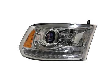 DODGE RAM 1500 13-18 LIFT SOCZEWKA ZWYKŁA + LED SAE USA LAMPA PRAWA PRZÓD