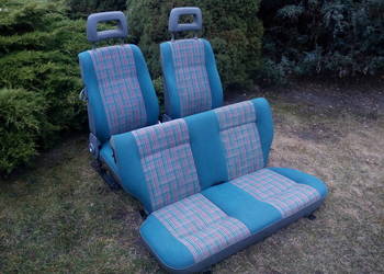 Fiat cinquecento fotele lewy ,prawy, tyl komplet