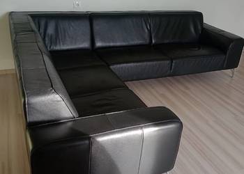 komplet wypoczynkowy narożnik rogówka skóra skórzany Vero