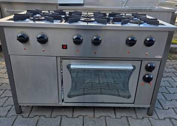 Kuchnia Gazowa 6 Pal. Piekarnik Elekt EGAZ S-458 N.