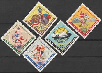 MONGOLIA - MŚ PIŁKA NOŻNA CHILE - 1962 - CZYSTE **