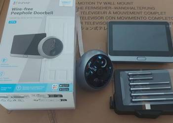 Bezprzewodowy Wizjer Ezviz CP4 Dzwonek do Drzwi Judasz Dotykowy Wifi FullHD