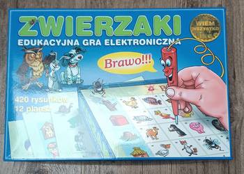 Zwierzaki edukacyjna gra elektroniczna
