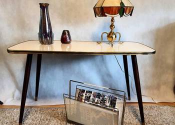 Stolik   patyczak lata 60- 70 w stylu rockabilly. - art deco.