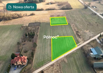 Dwie działki budowlane w Woskrzenicach Małych