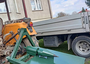 łuparka łupacz świder do klocków łupak drzewa drewna DOWÓZ